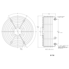 Guard - Brake - 6.63" OD x 2.75" Wide (B-7136)