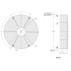 Guard - Brake - 13.9" OD x 4.37" Wide (B-8733)